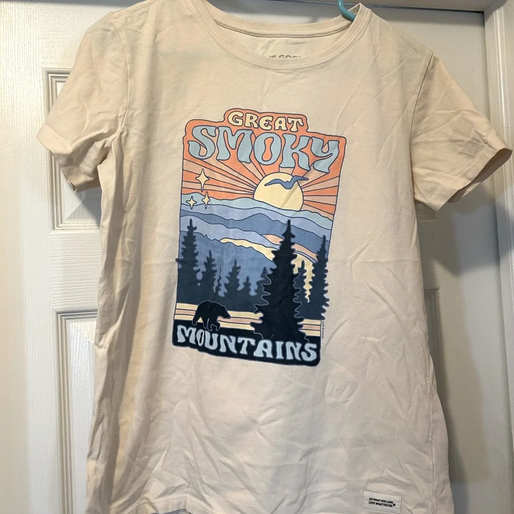 Life Is Good Cream Women's Tee - Picture 2 of 4